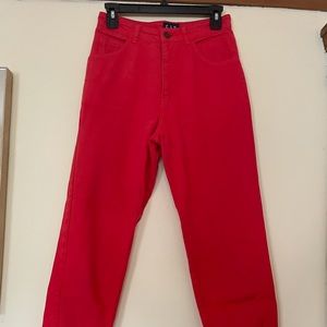 Vintage Gap poppy red jeans